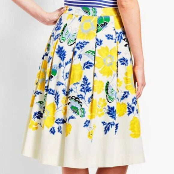 Talbots (RSVP by Talbots) Size 14 Full Flowered Skirt with Butterflies, EUC - Picture 12 of 12